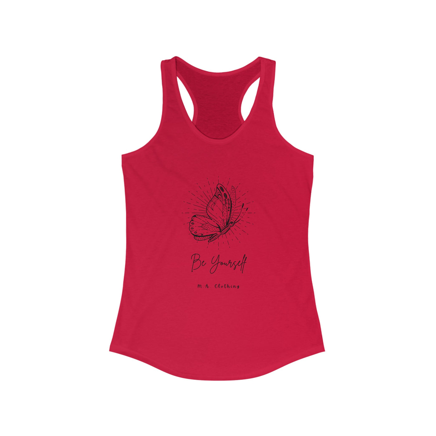 Be Yourself- Butterfly Tank Top